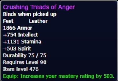 mop crushing treads of anger